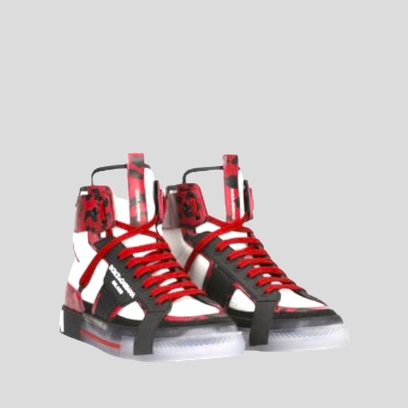 ❌SOLD❌ 🆕 👟 Dolce & Gabbana | Custom 2. zero high-top sneakers - Picture 4 of 6